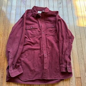 L.L. Bean thick heavy long sleeve shirt XL